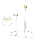 Écouteurs sans fil rechargeables Sharper Image avec microphone - or (SBT553GD)-Son stéréo sans fil haute définition