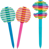 Merangue − Stylo à bille rotatif Fidget − encre bleue − couleurs assorties-Stylo à bille