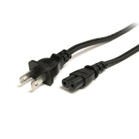 StarTech  Câble alimentation standard pour ordinateur portable, NEMA 1, 15P à C7, 6 pi-Remplacez vos câbles d’alimentation usés ou manquants par ce câble d’alimentation standard de 6 pi de haute qualité pour ordinateur portable