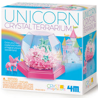 4M - Terrarium de cristal de licornes-Pour les enfants de 10 ans et plus