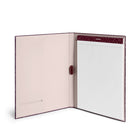 Poppin - Éléments de format lettre Padfolio - Vin-Dimensions: 12,5 po H x 9,6 po W x 0,87 po D