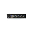 StarTech - Commutateur KVM USB VGA 4 ports professionnel avec concentrateur-Le boîtier robuste et monté sur un rack solide en acier est une garantie de durabilité, même dans les environnements extrêmes