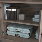 Sauder - Affirm Armoire de rangement commerciale - Hudson Elm-Niveaux réglables pour une configurabilité optimale