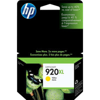 HP 920XL Cartouche d’encre jaune à rendement élevé d’origine (CD974AN)-Couleurs: Jaune