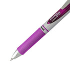 Pentel - Stylos EnerGel à gel liquide rétractable - 0,7 mm - paquet de 2  -Les accents futuristes du corps indiquent la couleur de l’encre