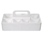 Gry Mattr - Boîte de rangementen polypropylène à 8 séparateurs - 12,99 x 6,69 x 5,9 po - blanc-Plastique, blanc
