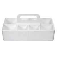 Gry Mattr - Boîte de rangementen polypropylène à 8 séparateurs - 12,99 x 6,69 x 5,9 po - blanc-Plastique, blanc