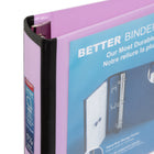 Staples - Reliure Better Binder - 1½ po - lilas-Grâce à la fenêtre transparente, ces reliures sont de bonnes reliures de présentation