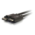 C2G – Câble DisplayPort mâle vers HDMI mâle (54325), noir, 3 pi-Couleur : noir
