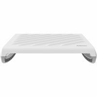 Fellowes - Repose-pieds Breyta, blanc-Grande plate-forme avec 3 réglages en hauteur pour assurer un positionnement ergonomique.
