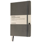 Gry Mattr - Cahier de notes A5 à couverture souple, papier de pierre ligné, 160 pages, gris-Couverture souple