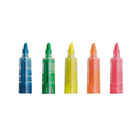 Staples – Surligneurs à encre liquide genre stylo, pointe biseautée, couleurs variées, paquet de 5-De longue durée, niveau d'encre visible