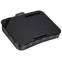 Secretaire portatif LapGear Designer - Losanges Noir / Gris-Convient aux ordinateurs portatifs jusqu’à 15,6 po