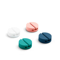 Poppin – Pinces à câble modernes - couleurs variées-Pour câbles de taille petite à moyenne