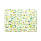 Baby Care – Tapis de jeu, motif pétales de mer, gris, moyen -Dimensions du produit (po) : 72,8 x 49,2 x 0,4