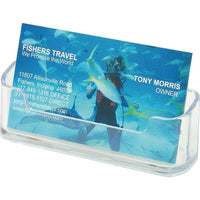 Staples - Porte-cartes professionnelles transparent-Plastique transparent