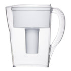 Pichet de filtration d'eau Brita Space Saver avec 1 filtre standard, 6 tasses, blanc-De l'eau plus propre : Réduit le goût et l'odeur du chlore, le cuivre, le mercure et le cadmium