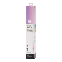 Cricut - Smart Iron-On Holographique (3 ft) - Bleu-1 roll 13 in x 3 ft (33 cm x 0.9 m)
