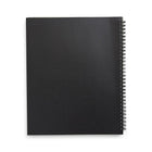 TRU RED - Cahier de notes à couverture souple, grand format, pages réglées, noir-Couverture souple noire, papier couché