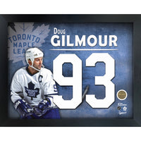 Gilmour D 16x20 Jersey Number Frame Maple Leafs - Impression encadree - 16" x 20"-Qualité supérieure - virtual frames