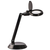 OttLite - Lampe de bureau loupe LED gain de place - Clearsun - Noir-LED OttLite ClearSun exclusive et propriétaire - réduit la fatigue oculaire de 51%
