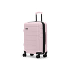 Swiss Mobility - Valise d'enregistrement à coque rigide 26.50po de la collection DXB  - Rose-Fabriqué en ABS léger et résistant