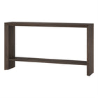 Hudson&Canal - Console Osman 55" de largeur par - Brun aulne-Le plateau de table a une capacité de poids de 55 lb, l'étagère inférieure peut supporter 35 lb