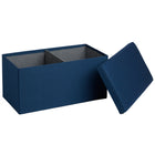 Poppin- Banc Boîte- Marine-Dimensions: 31 "L x 16" L x 16 "H