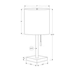 Monarch Specialties - Luminaire - 17 po H Lampe De Table - Port Usb Inclus - Ensemble De 2 - Métal Noir - Abat-Jour Beige-Chaque lampe est associée à une ampoule de 40W/120V maximum (non incluse) et à un cordon transparent de 6 pieds de long. Placez ces lampes polyvalentes sur des tables d'appoint, des consoles ou des tables de chevet pour illuminer votre espace