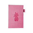 Wamaco - Coffret Collection Pineapple Mindful - Journal à couverture rigide gris, verre Be Happy avec couvercle et paille, stylo-Professionnel et amusant - Cette liasse constitue un excellent cadeau pour tout le monde tout en restant vibrante, amusante et élégante.