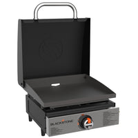 Blackstone - 17" Gril de table avec capot-Capot intégré : Conçu pour protéger la surface de votre plancha et la garder propre entre les utilisations.