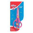 Hilroy - Ciseaux d’entraînement avec système d’aide - bout rond - rose - 5 po-Bout rond : La pointe arrondie empêche les piqûres et les égratignures accidentelles