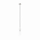 Modway - Skylark Lumière suspendue - Nickel poli transparent-Pendentif moderne à une lumière
