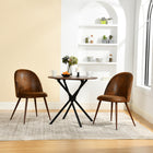 FurnitureR Table Console - Marron-Surface supérieure spacieuse pour mettre en valeur un vase de fleurs, une photo encadrée ou une zone de dépôt parfaite pour vos clés