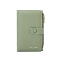 Champs - Portefeuille Mince Iconic - Vert-Porte-cartes avec protection RFID