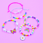 Make it Real - Bracelets Arc-en-Ciel et Perles-Livré avec un plateau permettant de ranger les perles et d'y poser son téléphone pour consulter les instructions numériques