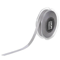 JAM Paper - Ruban de satin double face - 3/8" de large x 25 m - Argent-Couleur: Argent