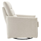 Modway - Etta Tissu rembourré Chaise longue - Flocons d’avoine-Pivot métallique et base de planeur