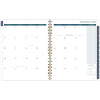 Cambridge - Agenda hebdomadaire/mensuel jardin de minuit 2026 - 11 po H x 8 1/2 po l - multicoloure - bilingue-Couverture en poly transparent et durable résistant à l'eau