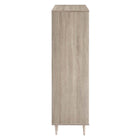 Modway - Vespera 5 tiroirs Poitrine, Chêne Blanc-Glissements au pied sans marquer