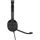 Jabra - Evolve2 30 SE Stereo USB-C/A Headset - Teams-Les coussins ovales en mousse isolant le bruit et la conception inclinée des oreillettes offrent une réduction passive du bruit.