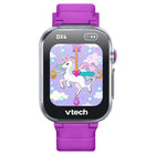 VTech KidiZoom Smartwatch DX4 - Violet-Sortez et jouez avec cette montre résistante aux éclaboussures, qui propose des activités passionnantes, des défis et des jeux de réaction conçus pour vous faire bouger