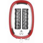 Salton - grille pain numériques NuRetro 2 tranches - cerise cosmique-Ramasse miettes en acier inoxydable amovible qui simplifie le nettoyage et garde les comptoirs propres.