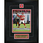 Patrick Mahomes Pin & Plate Chiefs SBLIV - Impression encadree - 16" x 20"-Qualité supérieure - 8x10 framed