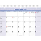 AT-A-GLANCE - Calendrier mural/de bureau mensuel QuickNotes 2026 - 8 po H x 11 po l - bilingue-Section QuickNotes dans la partie superieure pour les notes supplementaires, planifications à long terme et choses à faire