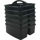 Teacher Created Resources - Caddy de rangement en plastique, noir, paquet de 6-Un fourre-tout pratique pour vos marqueurs, calculatrices, minuteries, objets de manipulation et bien d'autres petits objets que vous souhaitez garder à portée de main.