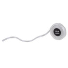 JAM Paper - Ruban de satin double face - 3/8" de large x 25 m - Blanc-Quantité : Rouleau vendu à l'unité