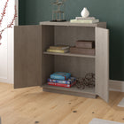 Hudson&Canal - Meuble d'appoint Alston 28 po de largeur - Chêne gris vieilli-Dimensions du produit : 14" L x 27,75" l x 32" H