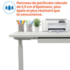 Motionwise - Bureau de la série M2 48 x 24, Motionwise - Bureau électrique assis-debout avec double moteurs et tiroir coulissant - Blanc-Livraison sans tracas : Le bureau Motionwise est expédié dans une seule boîte, simplifiant la livraison et l’assemblage pour une utilité immédiate. Pas de délais ou de complications liés à l’expédition !