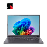 Acer - Ordinateur portable Aspire AI Copilot+ 16 po FHD+ - Snapdragon X - SSD PCIe 512 Go - RAM 16 Go - Windows 11 - Fer-Écran rétroéclairé par LED de 16 pouces avec technologie IPS (In-Plane Switching), WUXGA 1920 x 1200